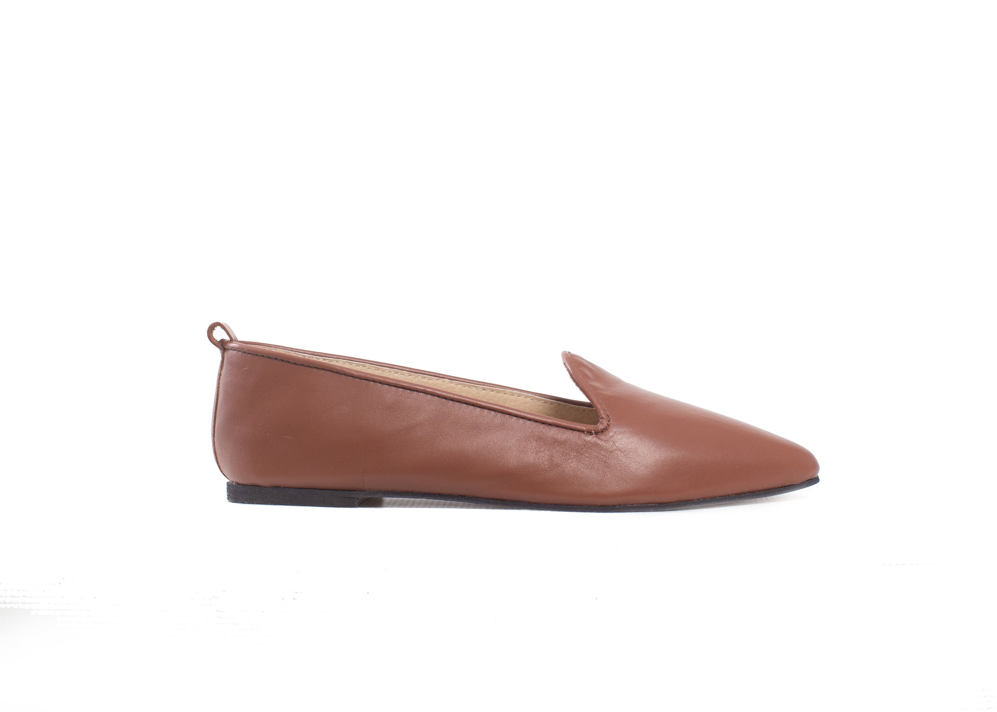 Pointed Loafer - bister leather