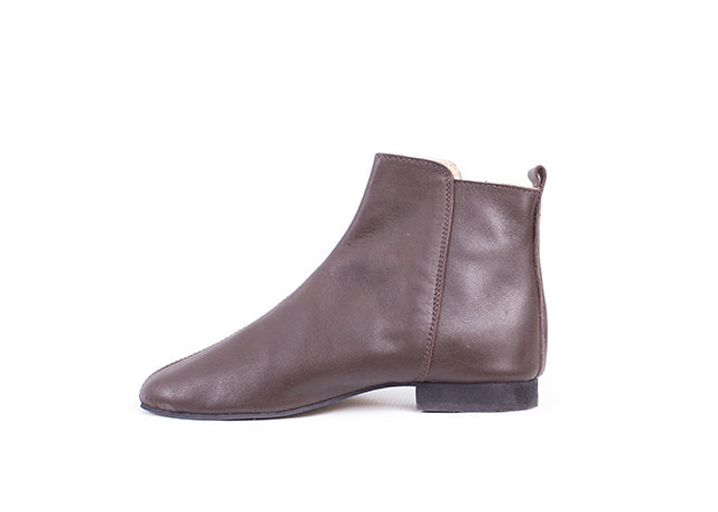 Classic ankle boot - chocolate brown leather