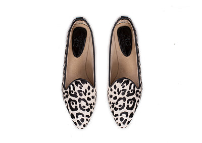 Pointed loafer - pony hair wildcat