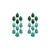 Malachite and Turquoise Chandeliers