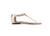 Thong sandal - gold leather